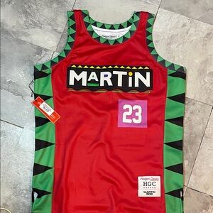 Nostalgia Red and Green Martin Jersey